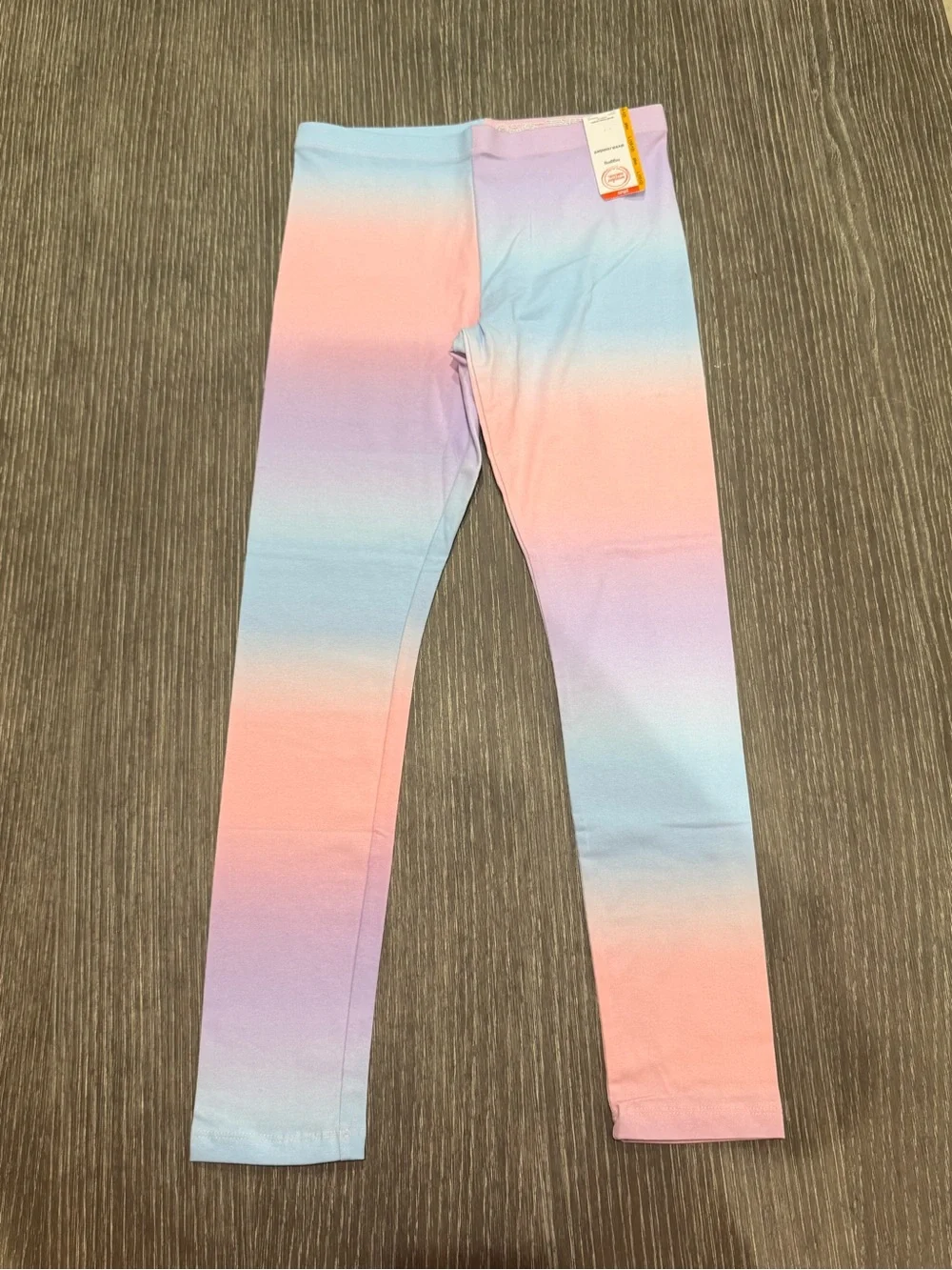 NWT Size Large Plus 10-12 Wonder Nation Pastel Ombre Leggings shrink resistance